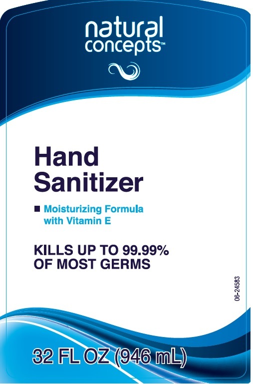 32 Fl oz NATURAL CONCEPTS hand sanitizer gel