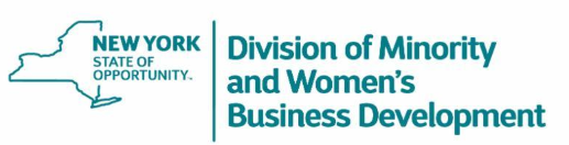 NY State's Division of Minority and Women's Business Development logo