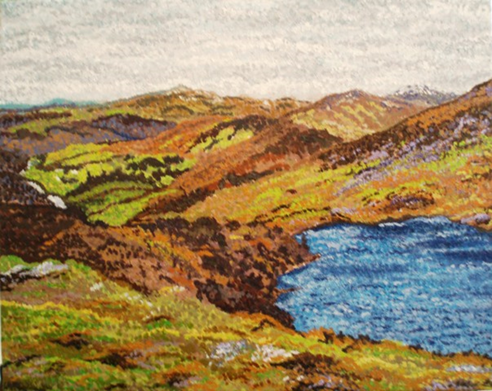 Glendalough op.2, Acrylic on canvas, Ireland,  2012