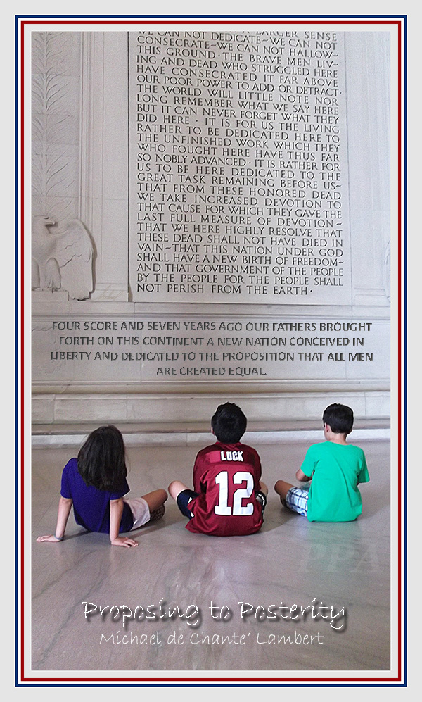 Situational Photography (18x30) 
Lincoln Memorial, Washington D.C., USA
<< Proposing to Posterity >>
