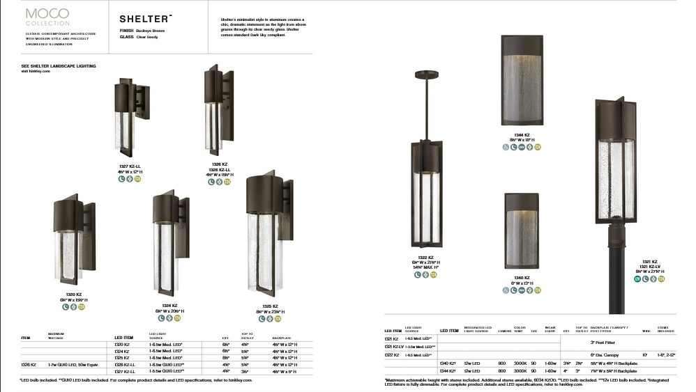 534 Shelter
Available in Black, and Buckeye Bronze