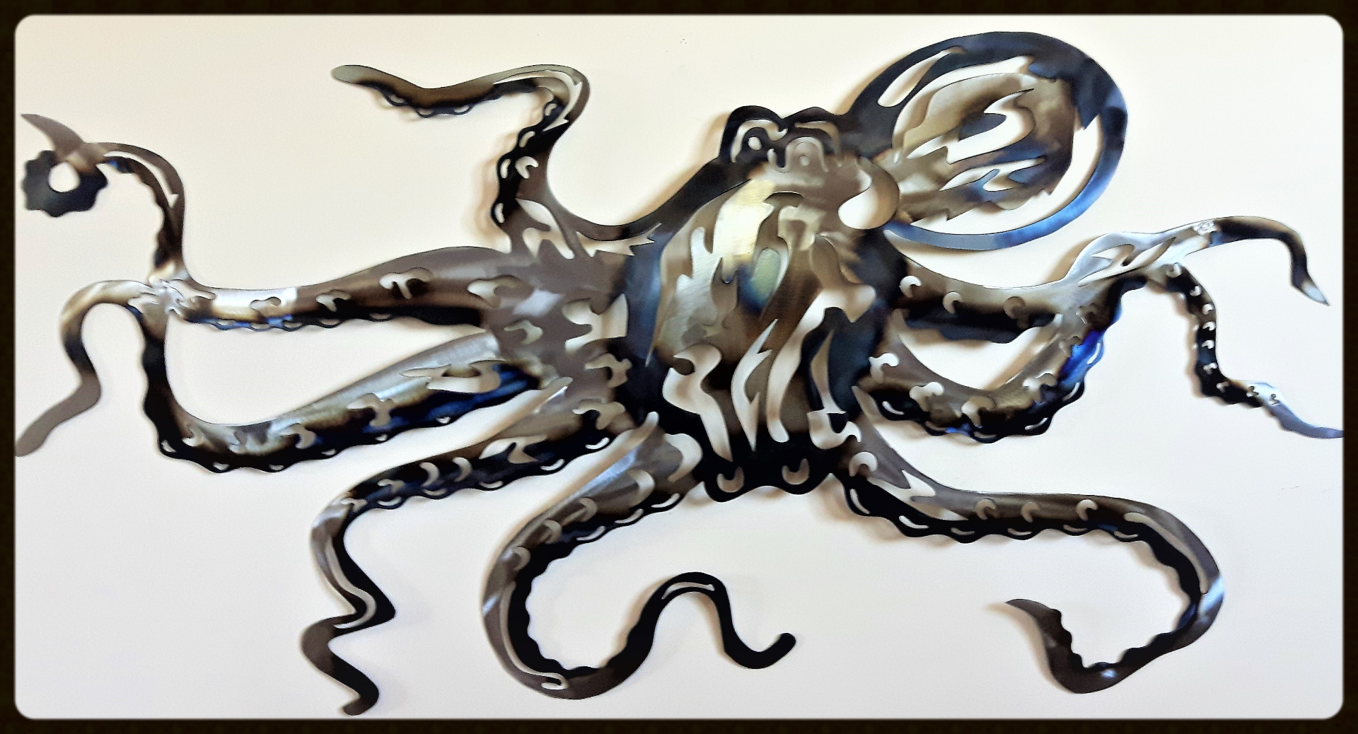 Metal art, Octopus, Campbell river BC, Vancouver island BC, Vancouver BC, Victoria BC, British Columbia,Alberta