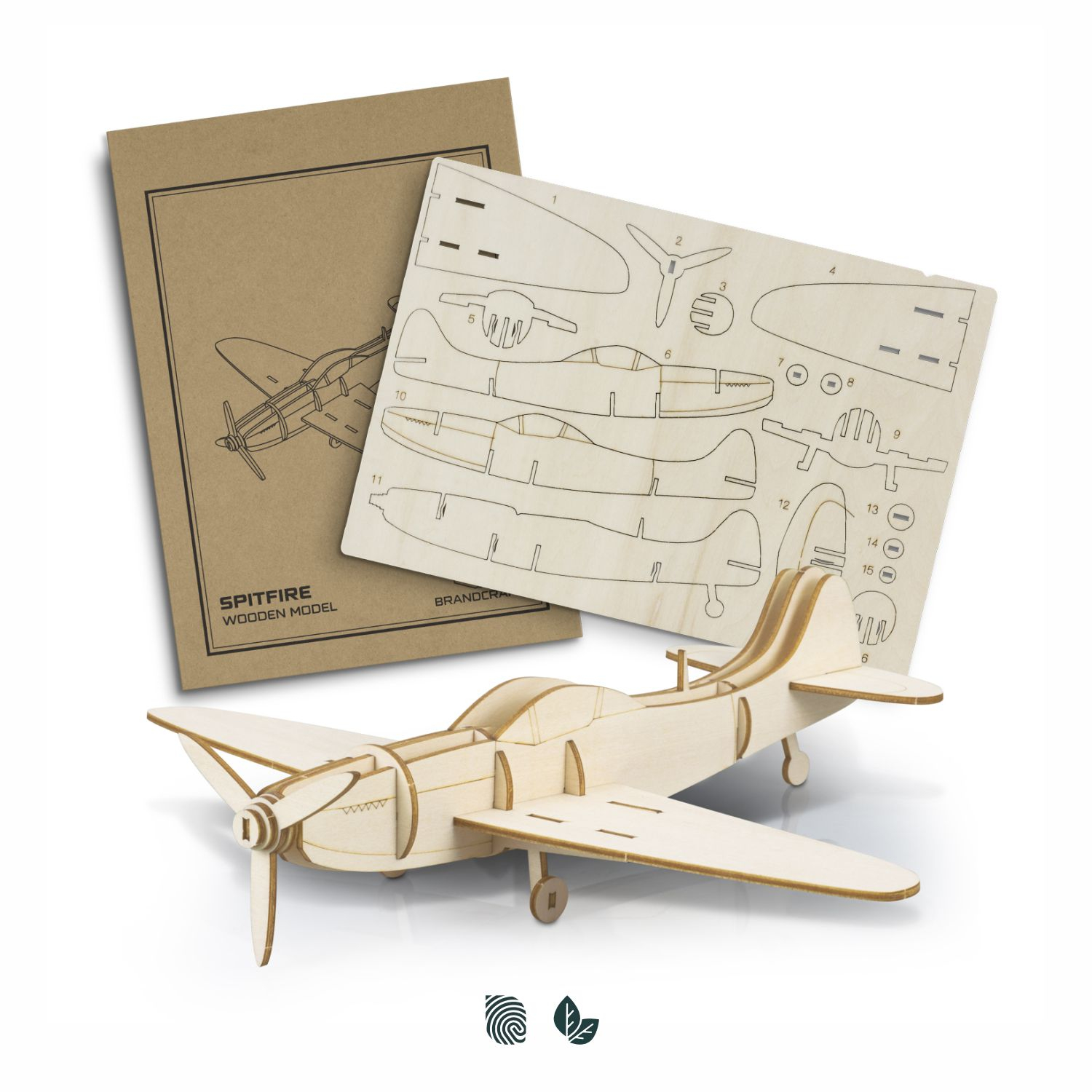 Spitfire Wooden Model 124054