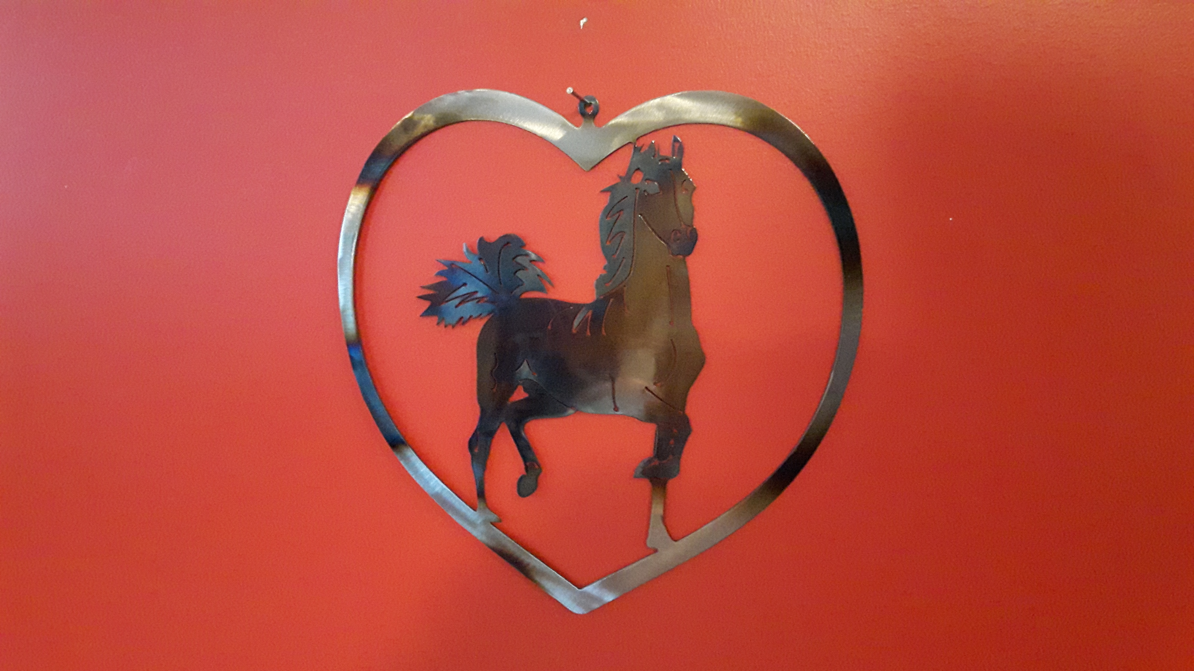 Metal Art, Heart Horse, Campbell river BC, Vancouver island BC, Vancouver BC, Victoria BC, British Columbia,Alberta