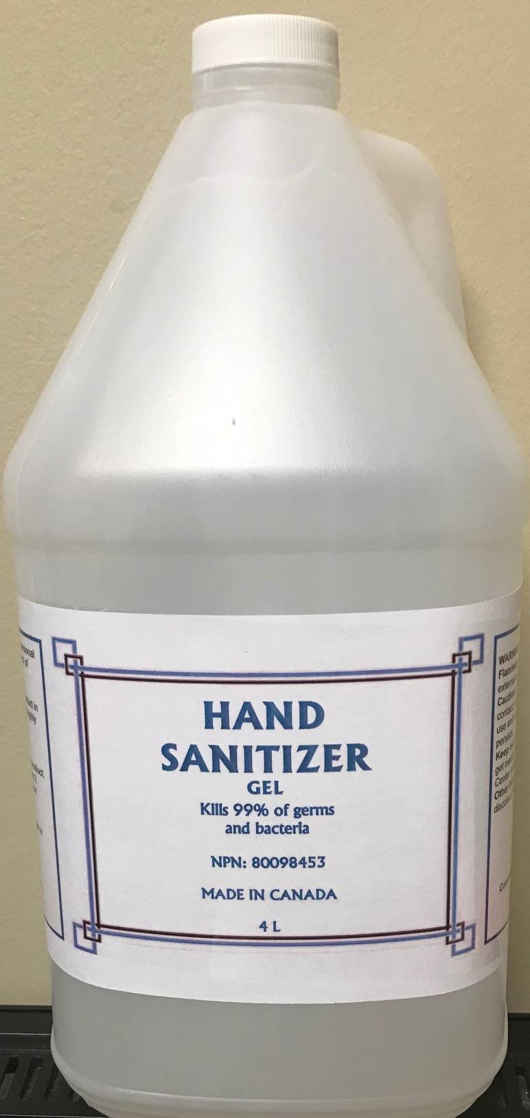 4L bottle gel hand sanitizer