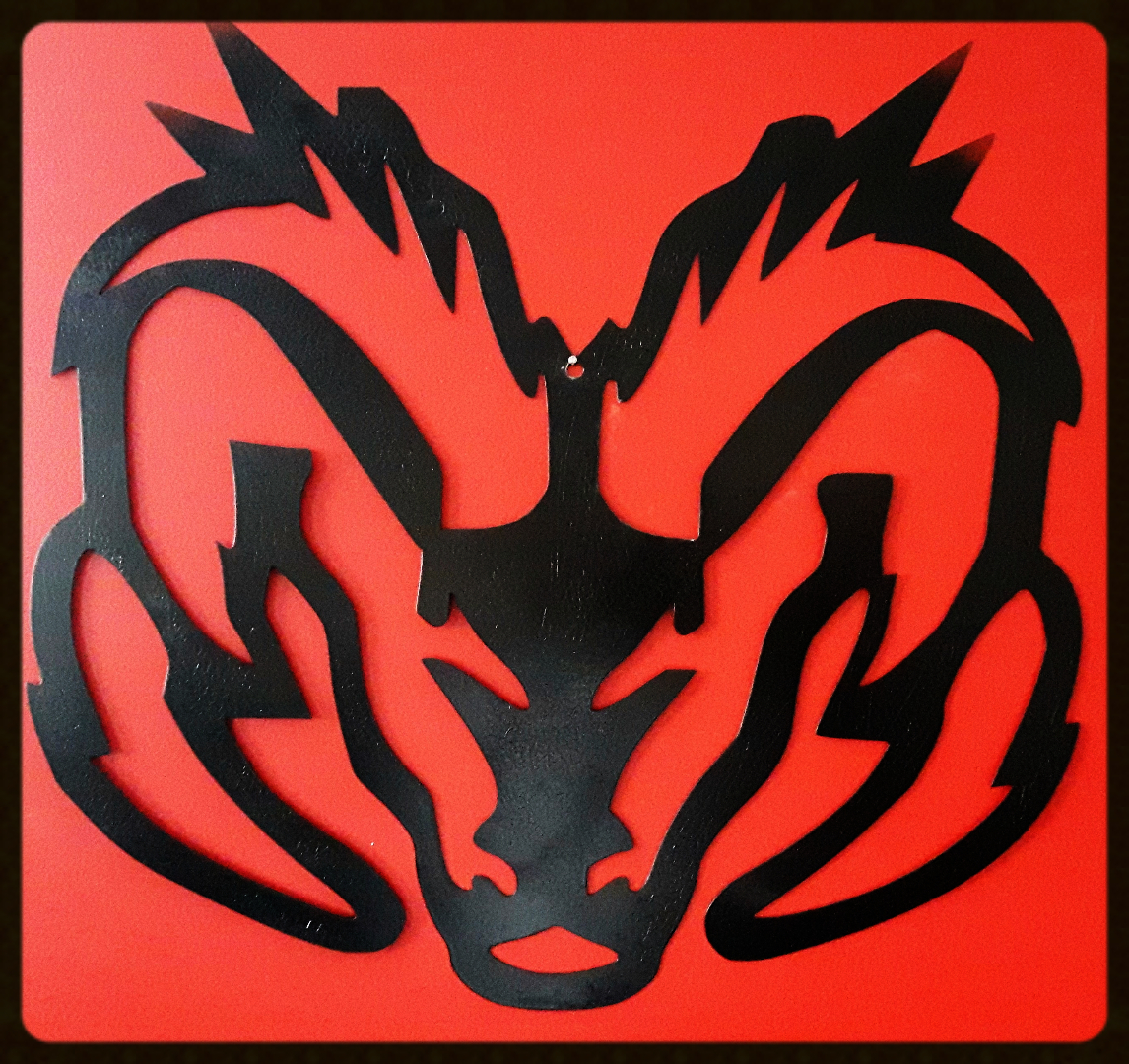 Metal art, Ram, Campbell river BC, Vancouver island BC, Vancouver BC, Victoria BC, British Columbia,Alberta