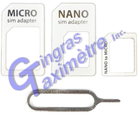 ADAPTATEUR
CARTE SIM