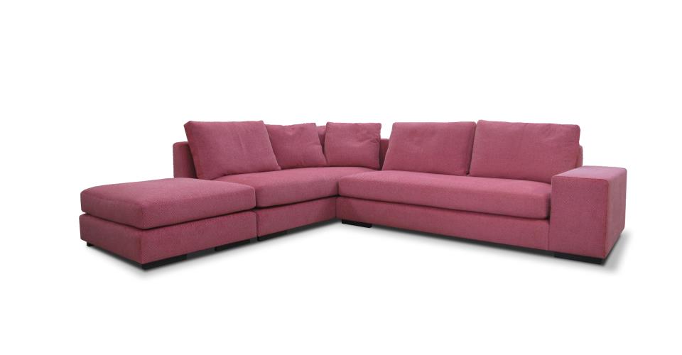 Pink-boa sectional
