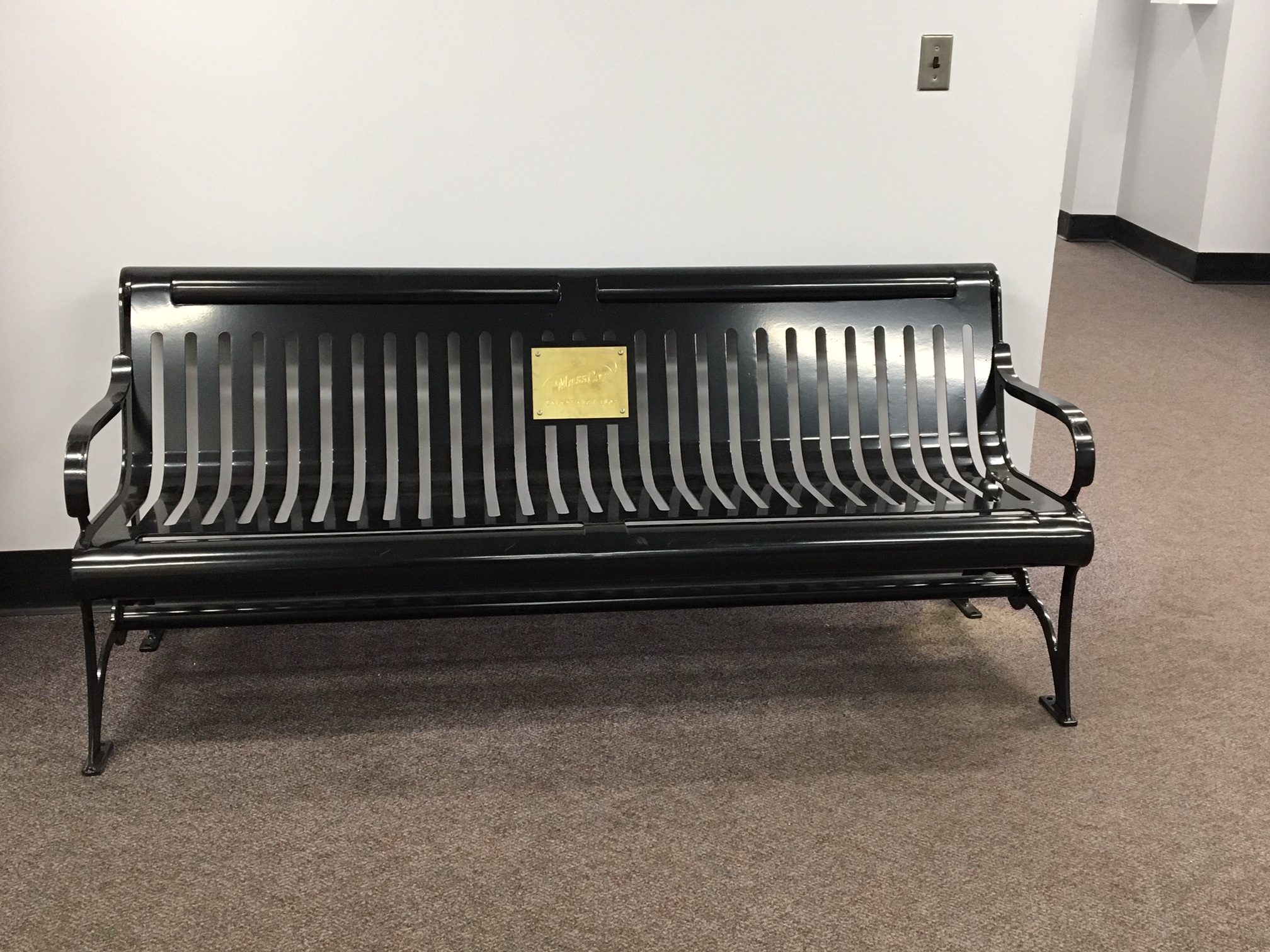 Standard Bench with Plaque