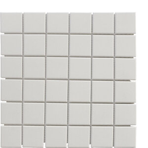 Cali White 2" square unglazed