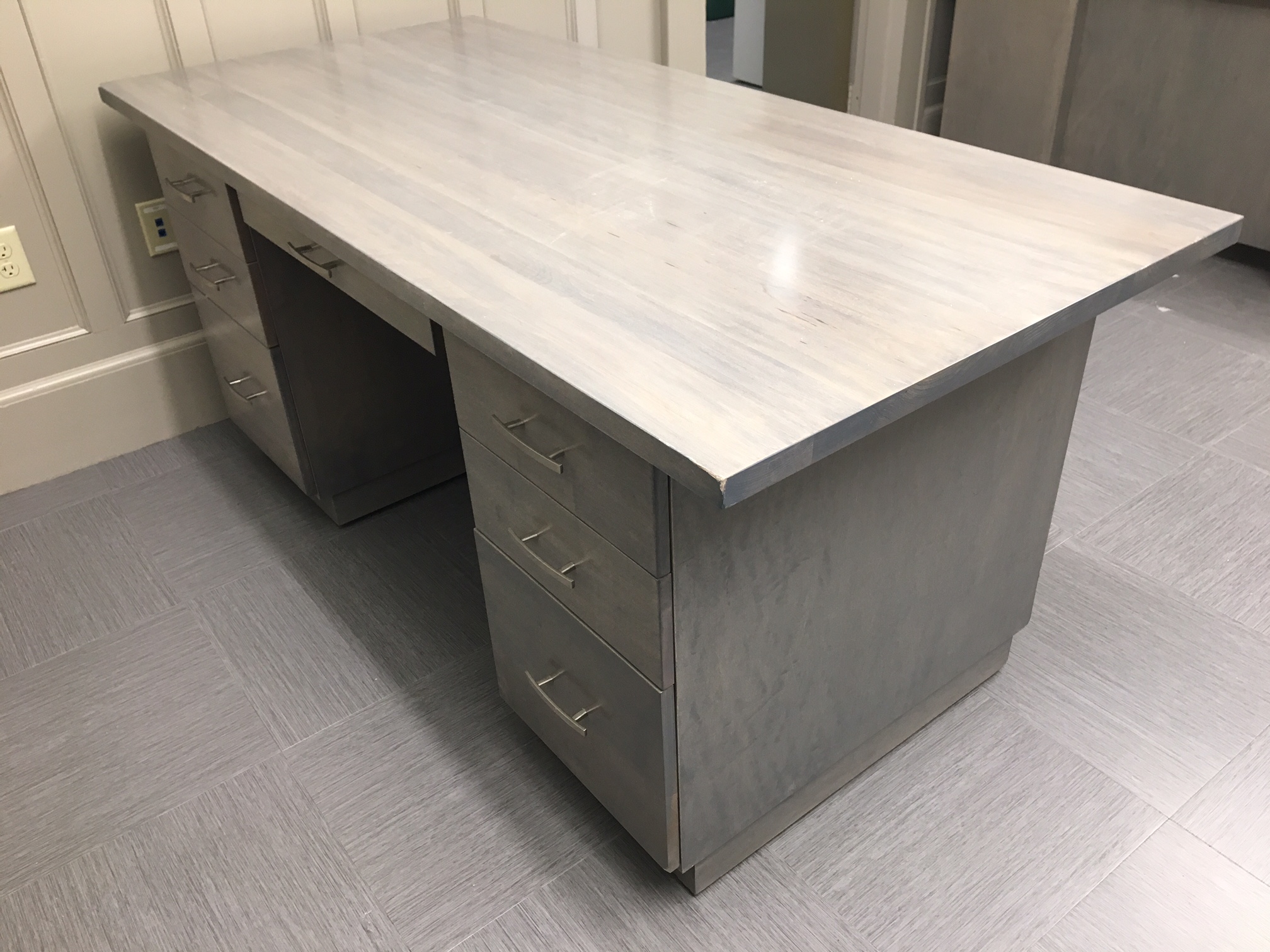 Contemporary Grey Desk