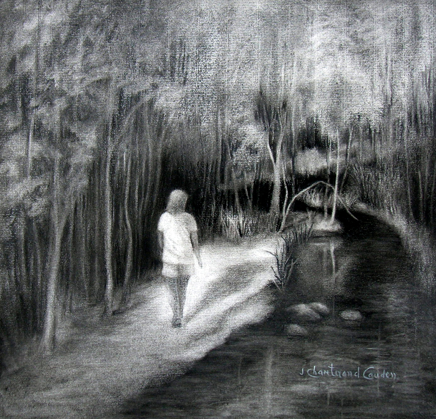 Évasion
Fusain 15" x 15"