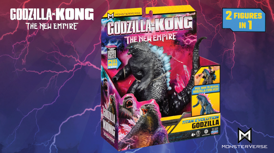 GVK - 7IN TITAN GODZILLA EVOLUTION FIG (PEEL AND REVEAL SHEDDING SKIN)