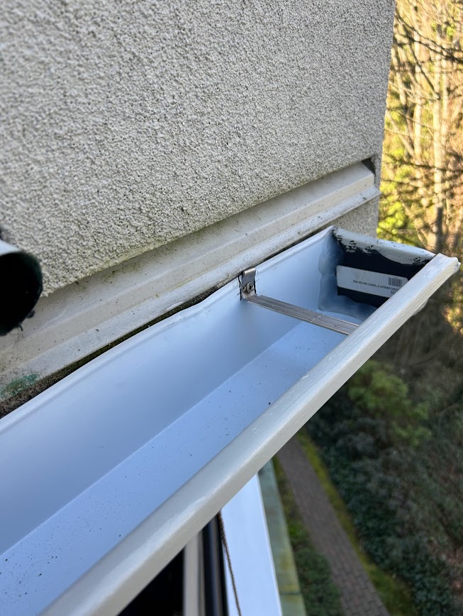Replaced rusted gutter