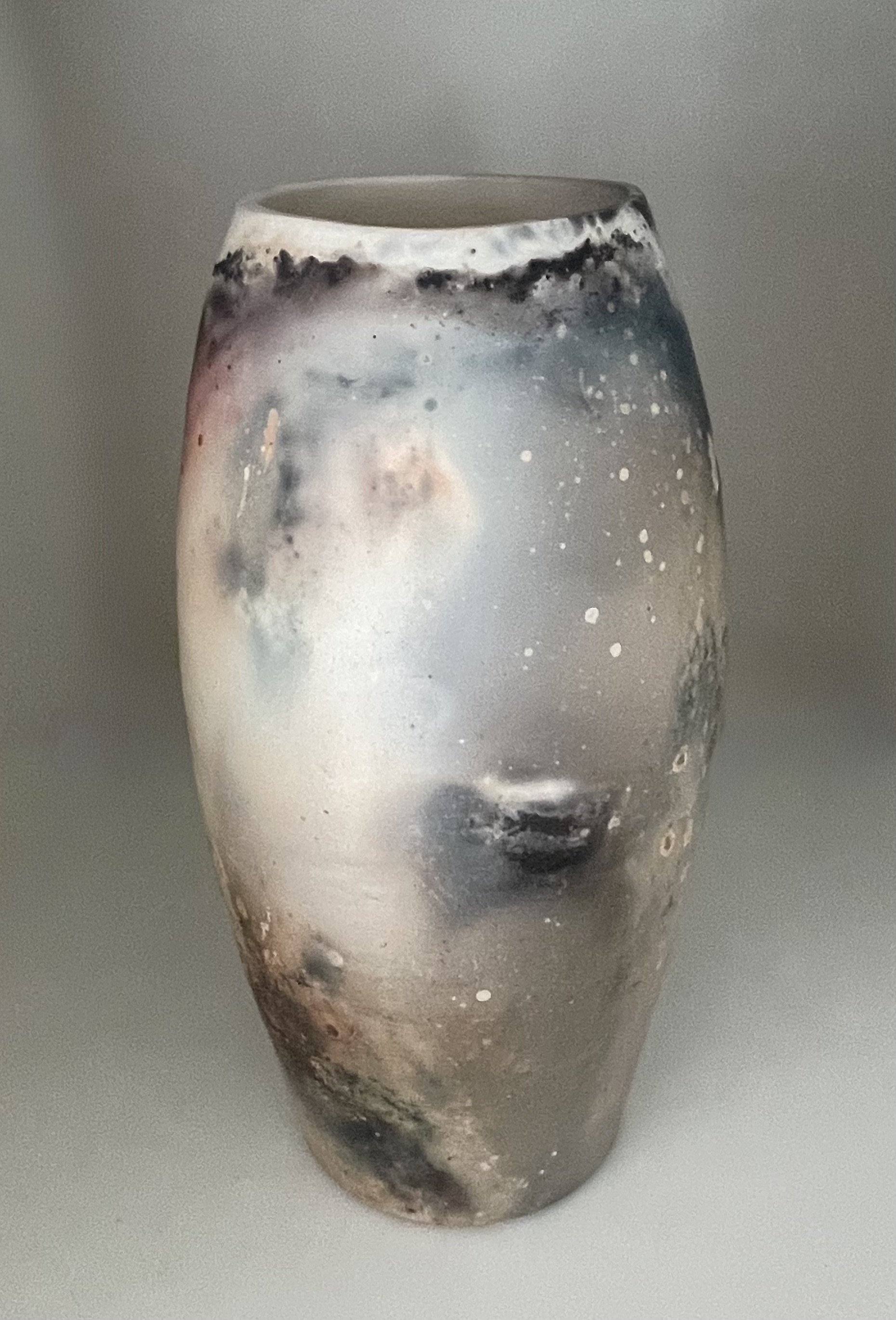 Coiled vase - 10"H X 5.5"W X 5.5" D