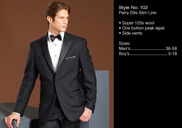 Style No. 102 Perry Ellis Slim