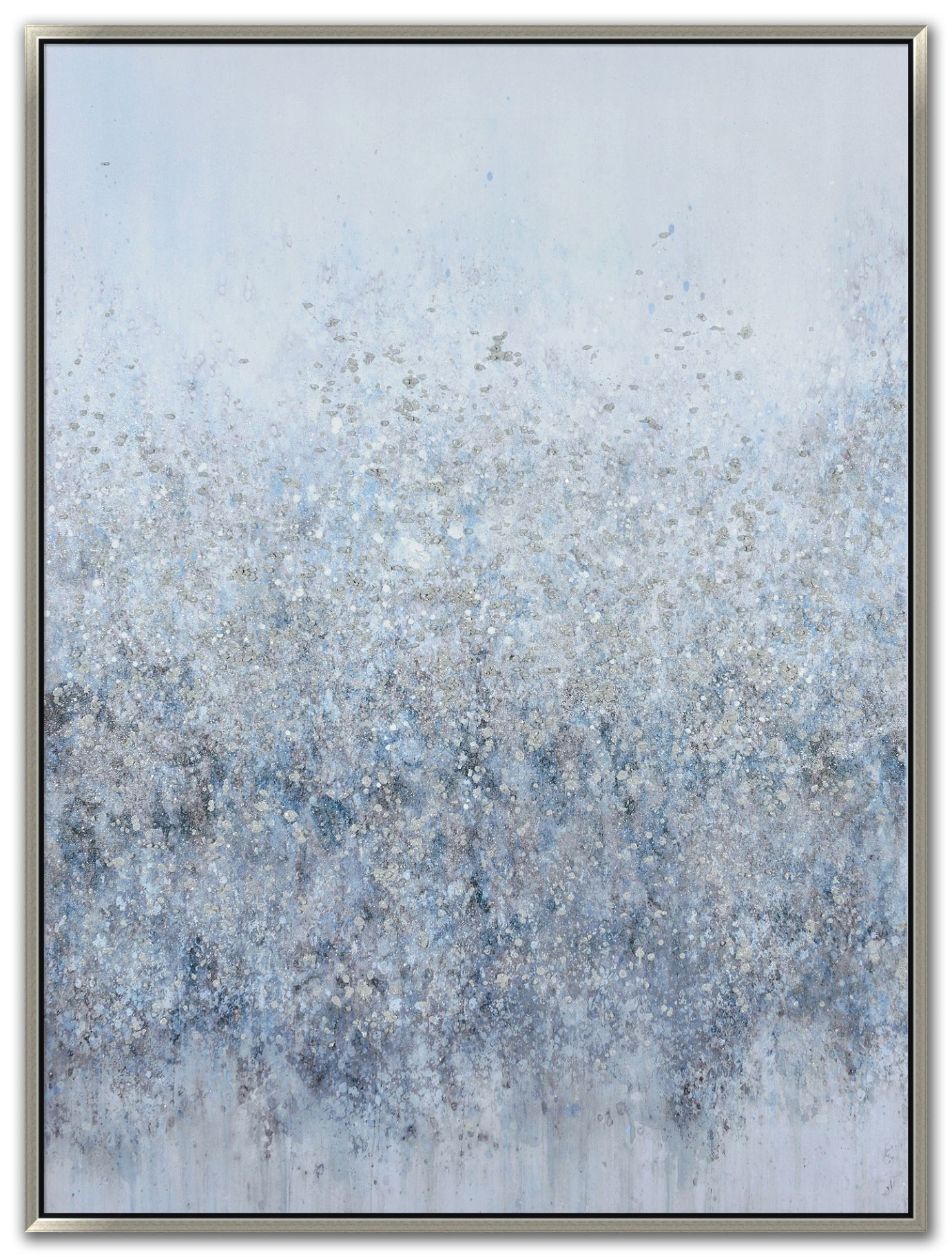 36" x 48"
Oil painting on gallery wrapped canvas with raised texture in a silver floating frame
$299