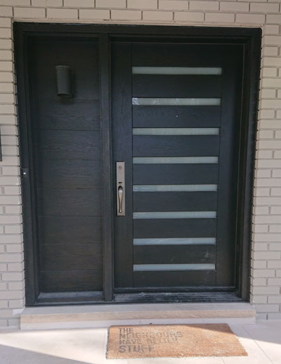 Black Wooden Door 7