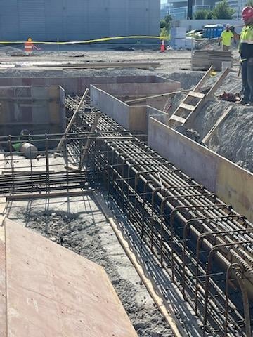 Grade Beams at The Fifth Third Arena Expansion (Chicago Blackhawks Training Facility)