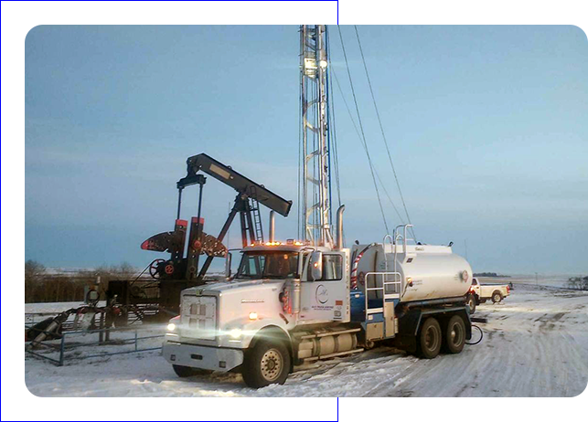 Pressure Truck on Double Rod Rig