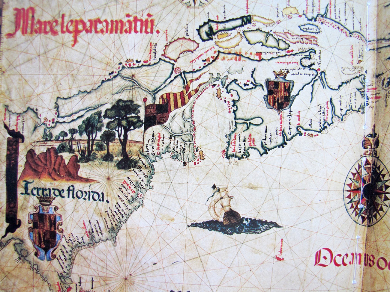 Diego Homen's 1558 Map based on second hand accounts contained many errors and omissions