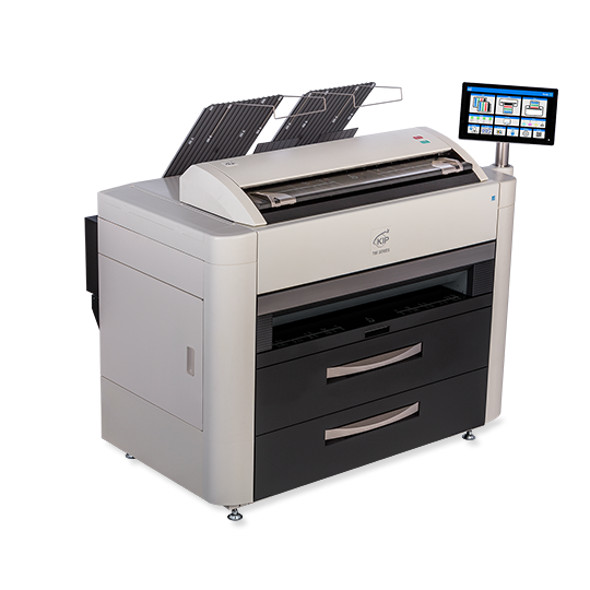 KIP 780C 4 Roll Color MFP System (8D BW / 6D Color) with Top Stacking and Optional Rear Stacking