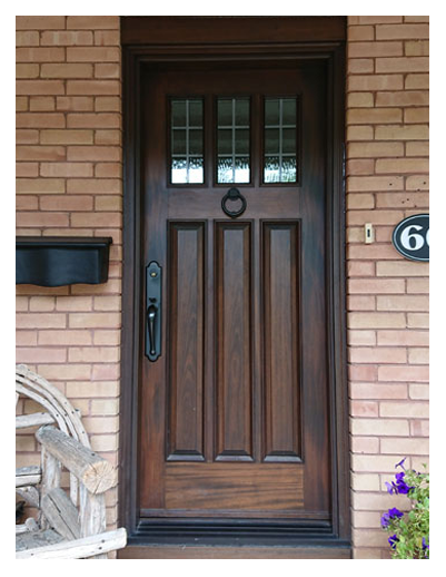 Brown Wooden Door 4