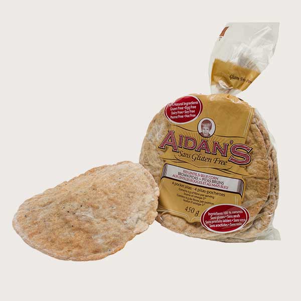 Aidan's Gluten-Free Brown Pitas