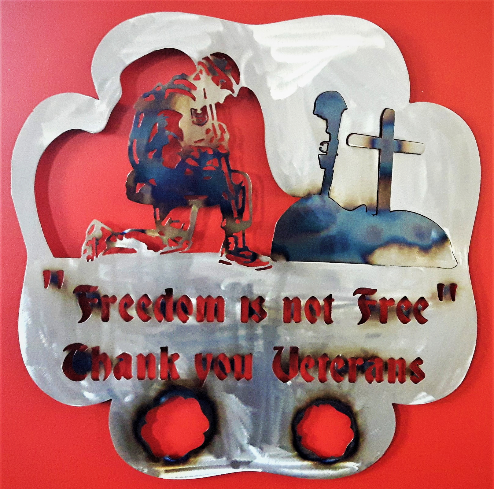 Metal art, Veterans, Campbell river BC, Vancouver island BC, Vancouver BC, Victoria BC, British Columbia,Alberta