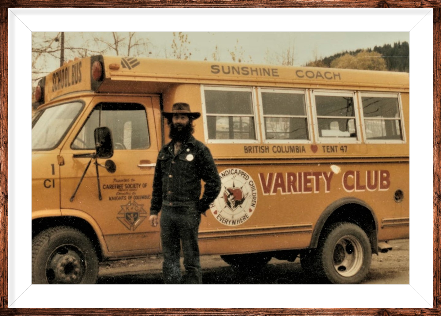Don with Variety Club bus