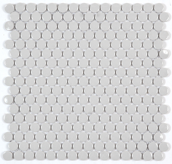 Penny Round Light Grey