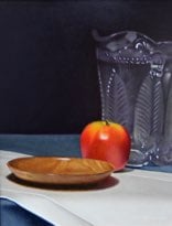 "Wooder Dish, Apple, and Glass Pitcher"
11" x 14"
Alkyd on hardboard
$1750