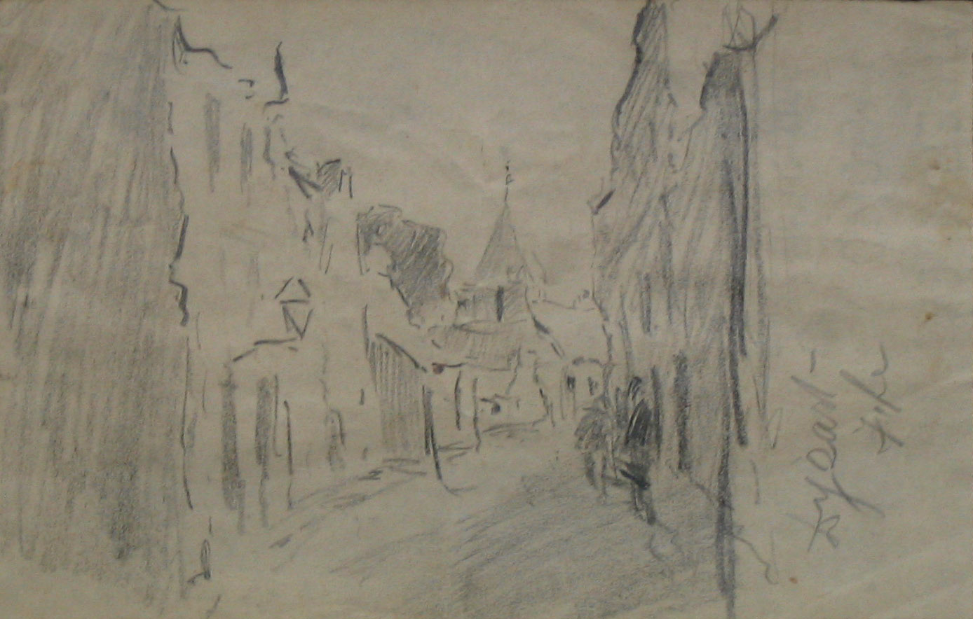 Sketch, Graphite on paper