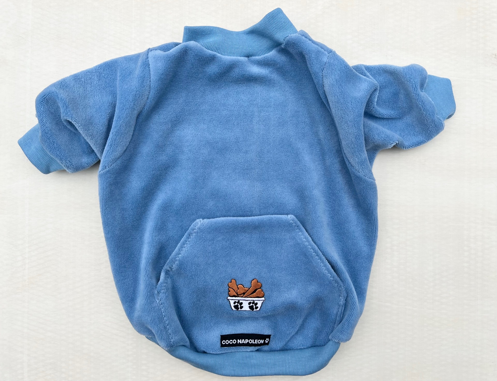 Velour Sweatshirt - Blue