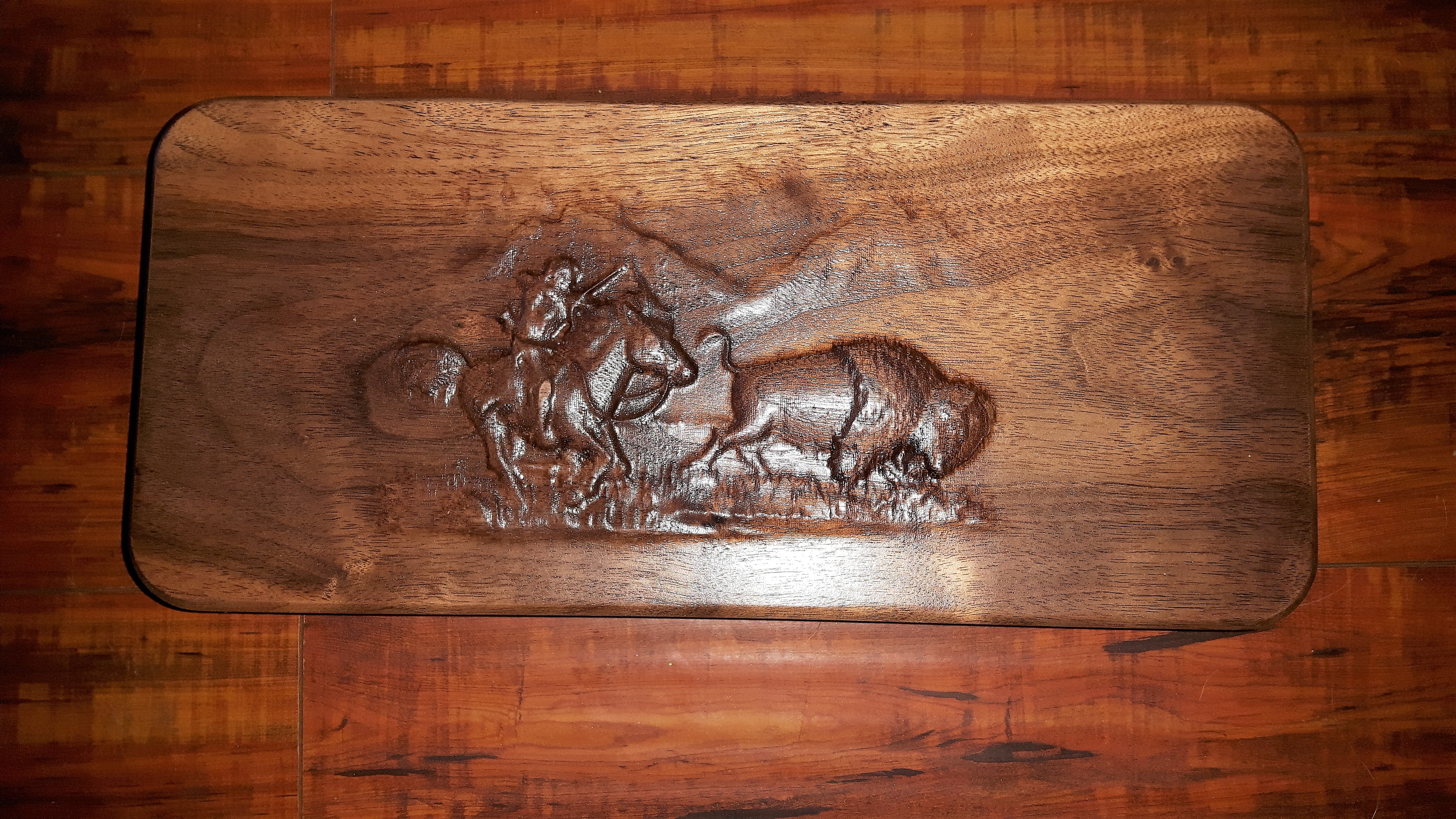 Wood carved knife box, Campbell river BC, Vancouver island BC, Vancouver BC, Victoria BC, British Columbia,Alberta