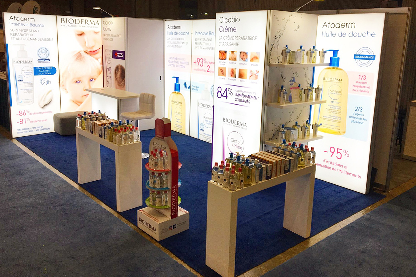 BIODERMA design and production
Exhibition booth
CANADA - USA

