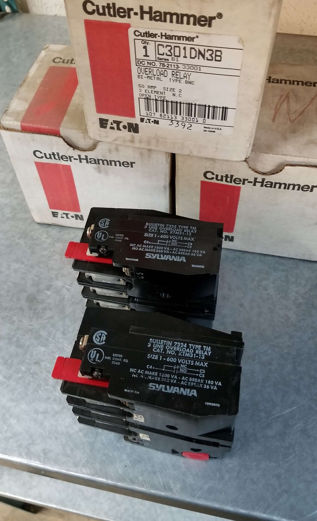 Cutler-Hammer Overload Relay
P/N: C301DN3B
$300.00