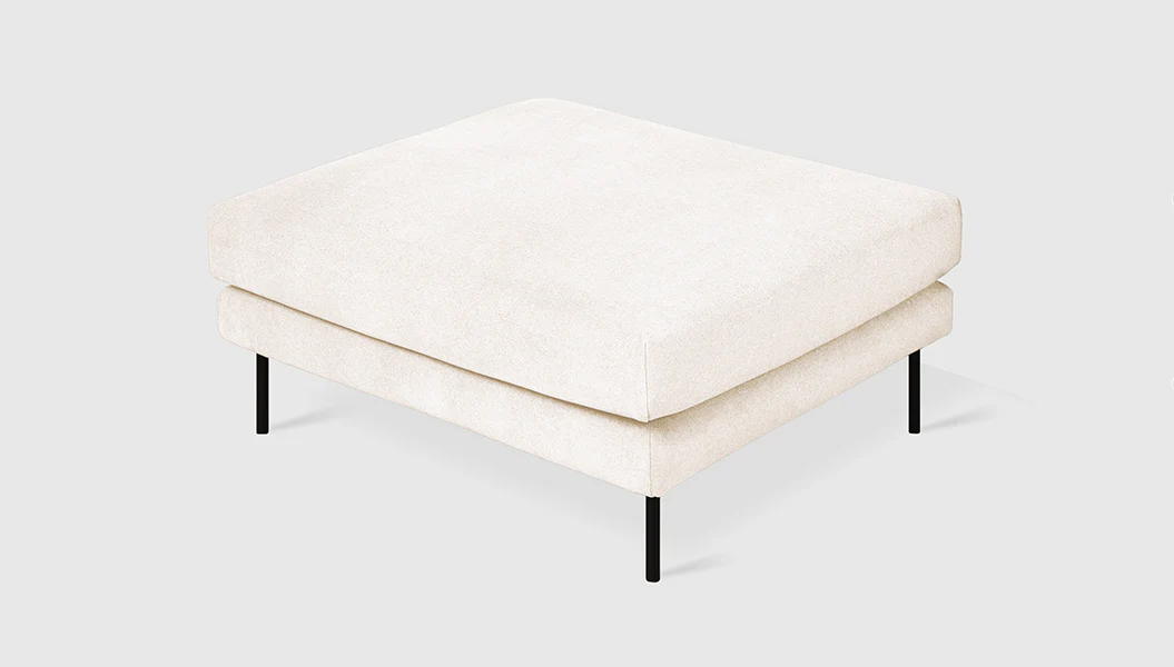 Renfrew Ottoman - merino cream