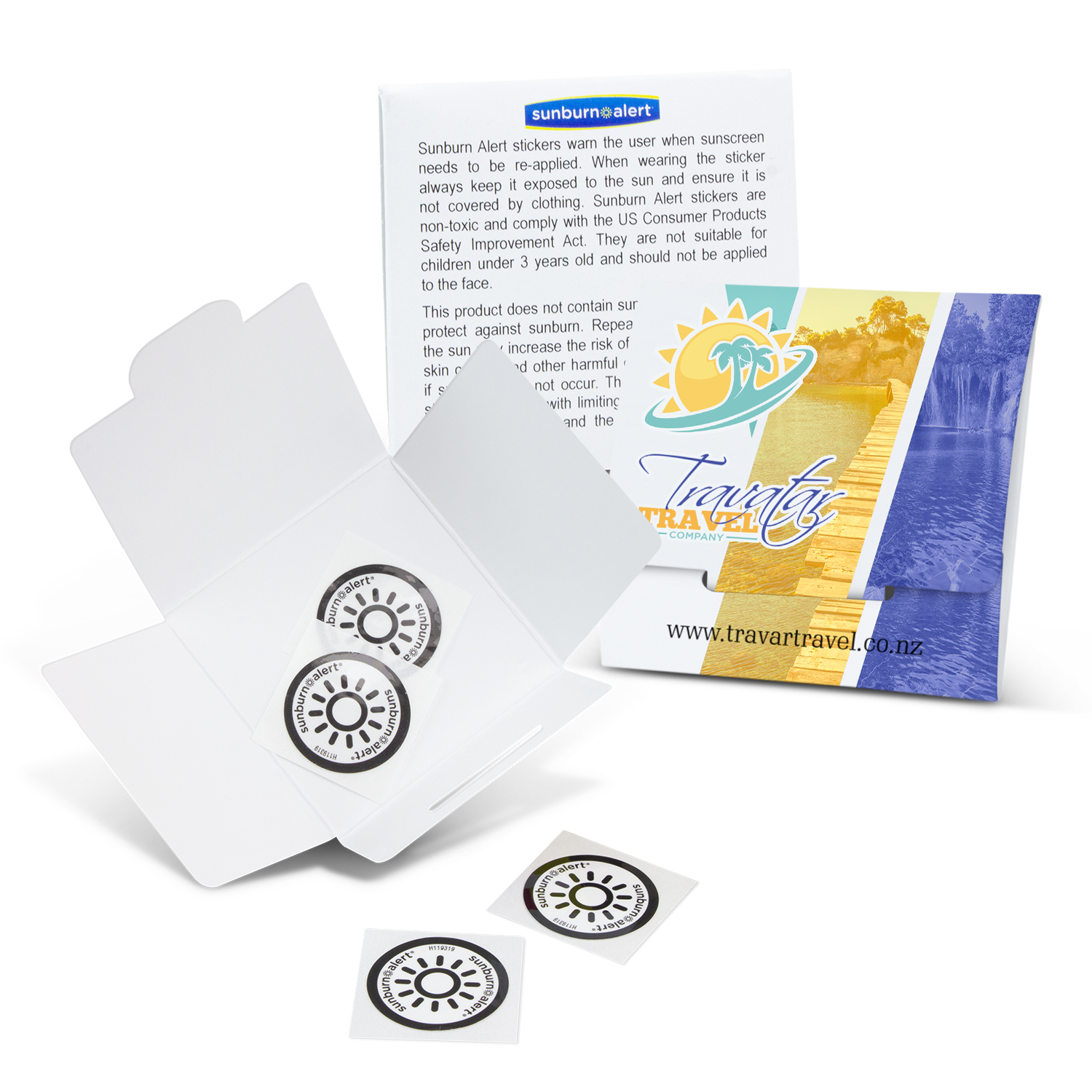 Sun Burn Alert Stickers 119392