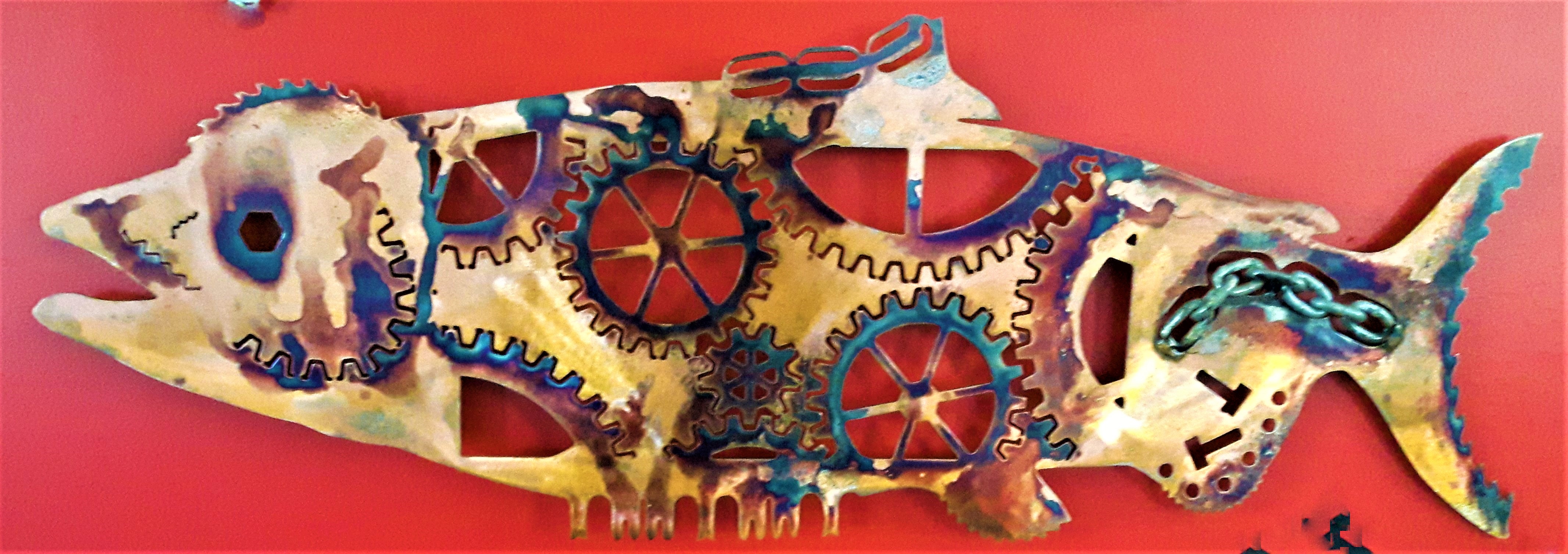 Steampunk Salmon, Steampunk,Campbell river BC, Vancouver island BC, Vancouver BC, Victoria BC, British Columbia,Alberta