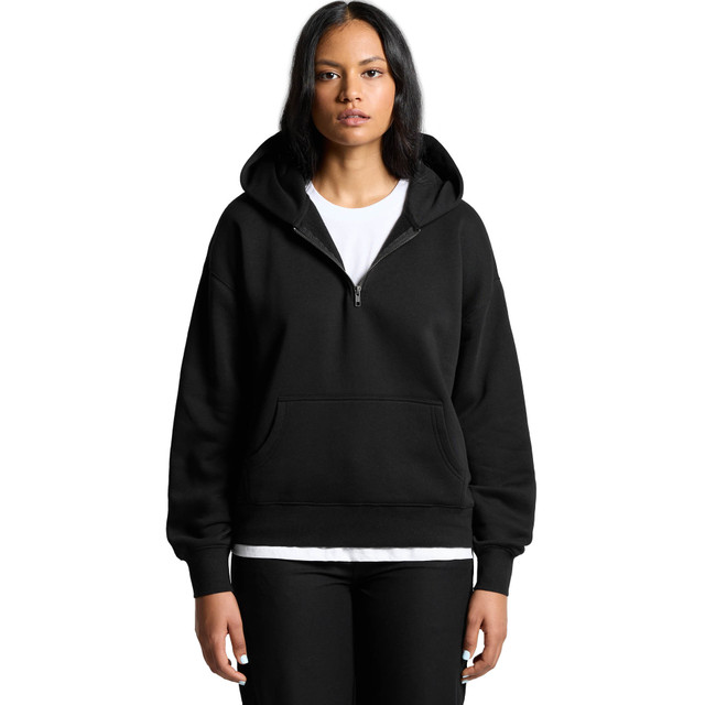 Womens Relax Half Zip Hood - 4164