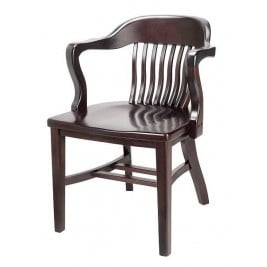 Principal Arm Chair, wood seat