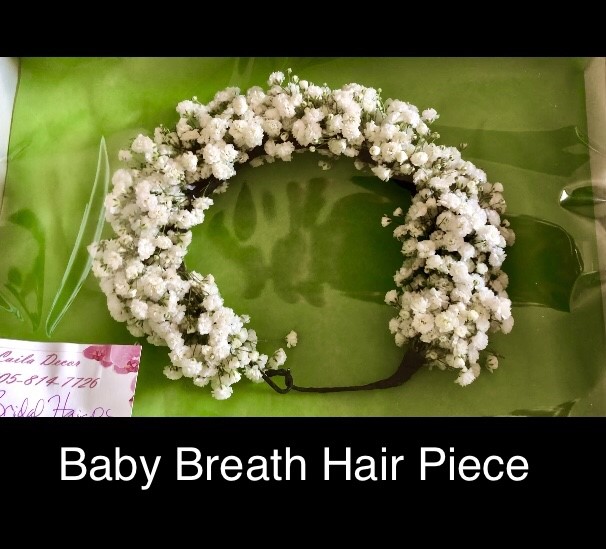 $50 Bridal Hair pc Babies breath only 