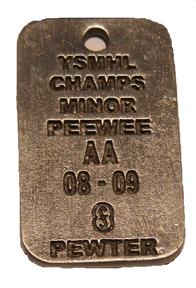 DOG TAGS – CUSTOM ECONO ANTIQUE BRONZE & CUSTOM PEWTER