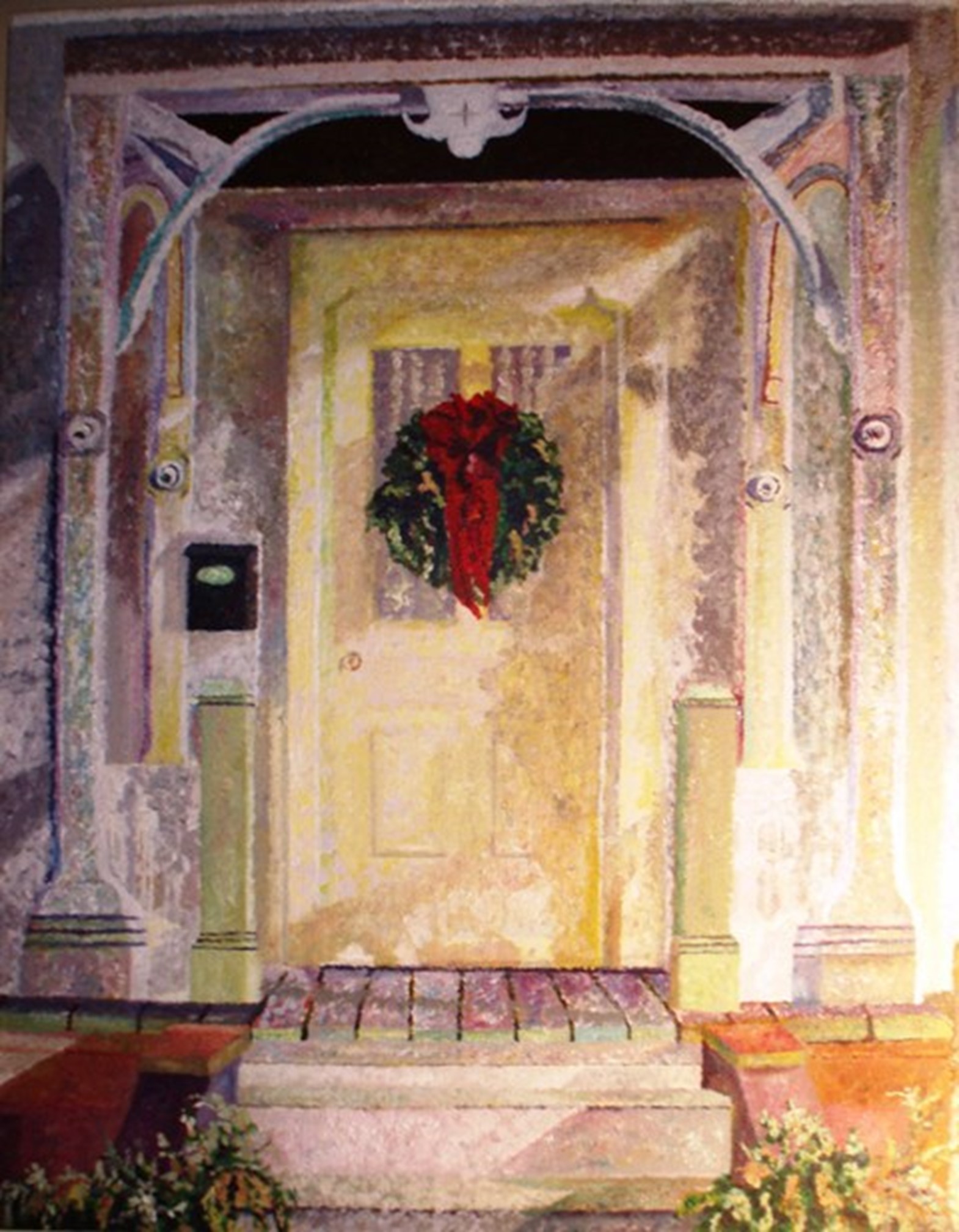 125 Chapin Street, 26"X22" 2008, Acrylic on Canvas,, New England