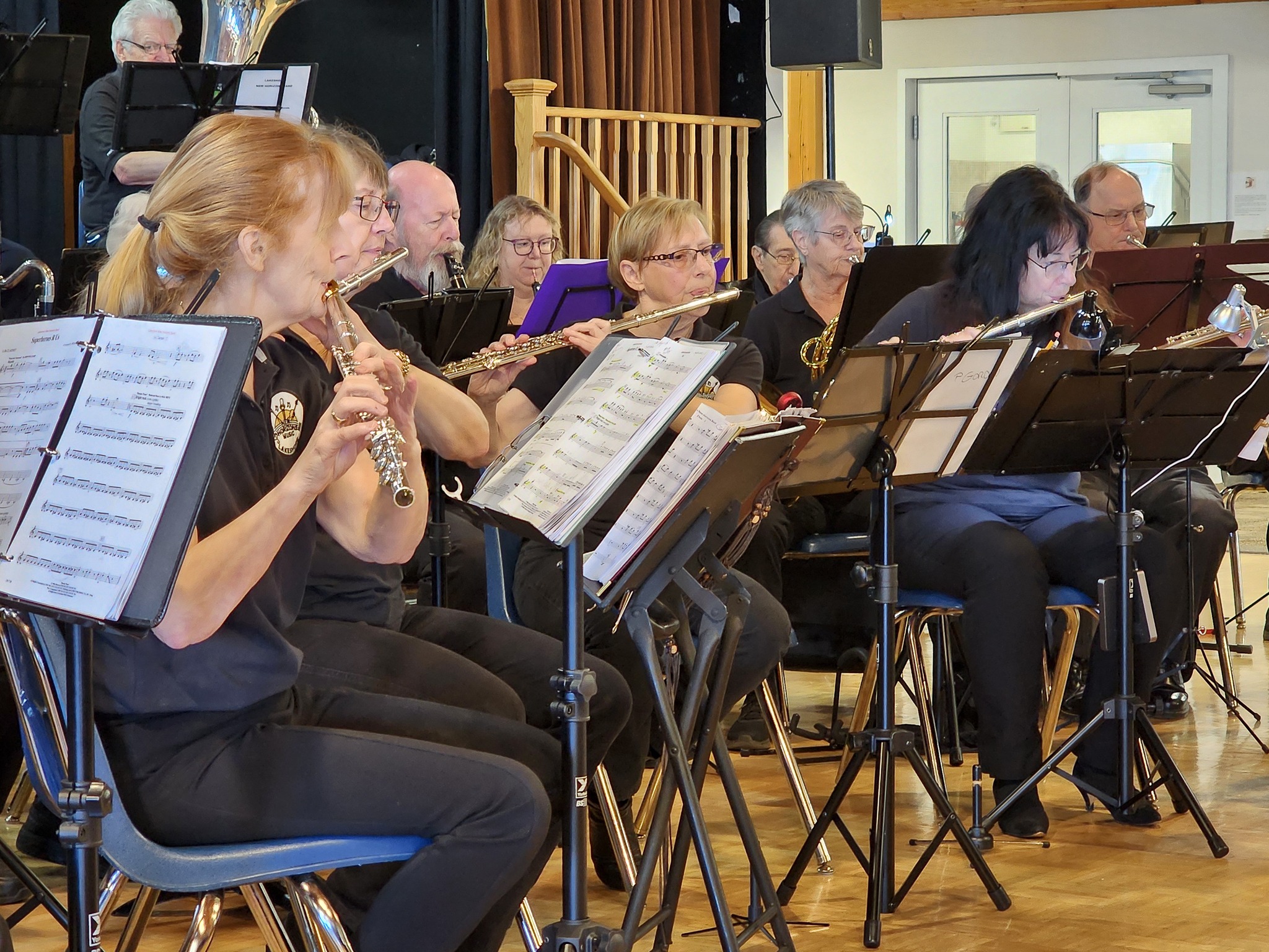 Flute Section at Wilmot Creek concert 2024
