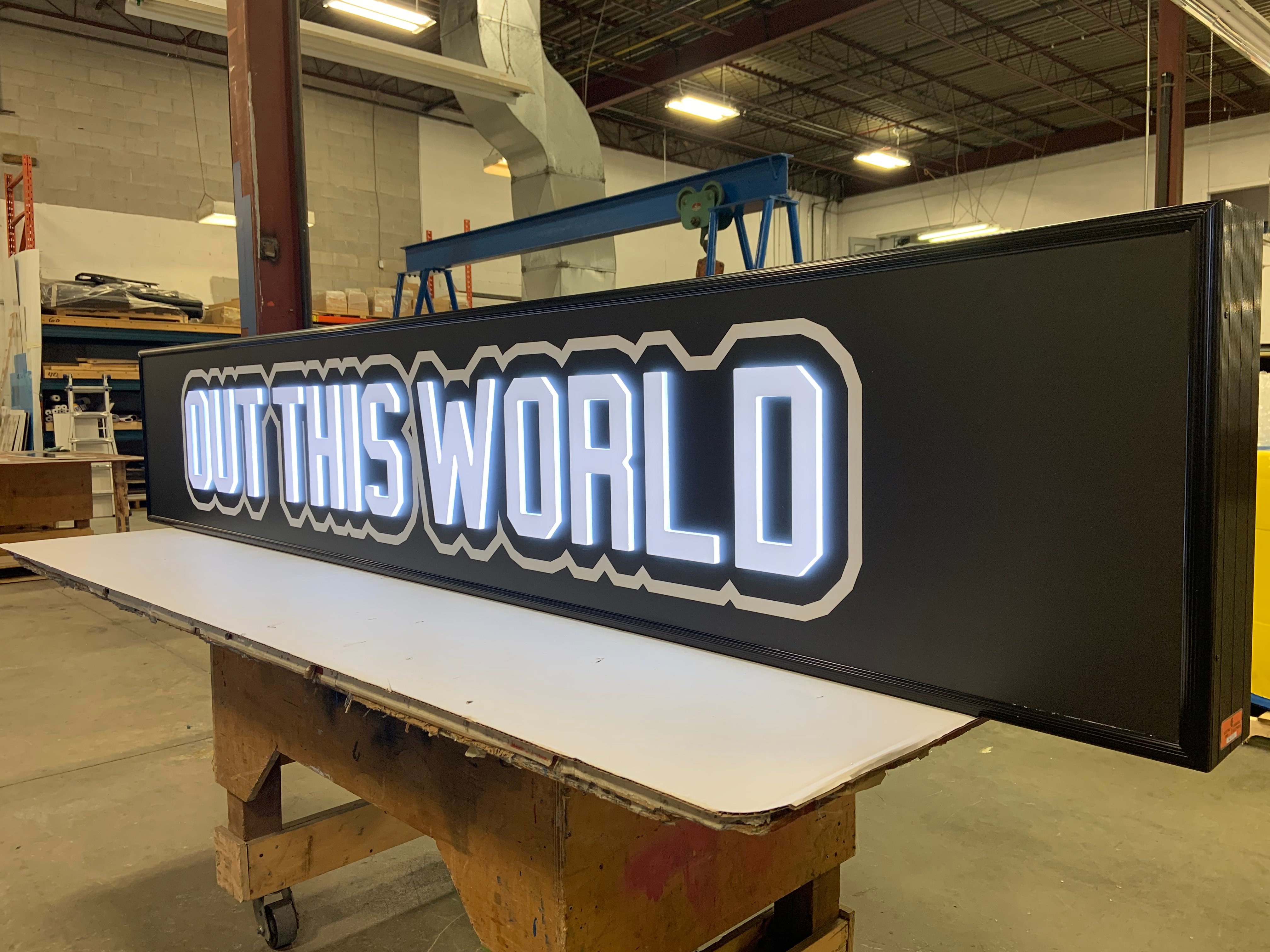 Sign Light  Box with Acrylic Letters