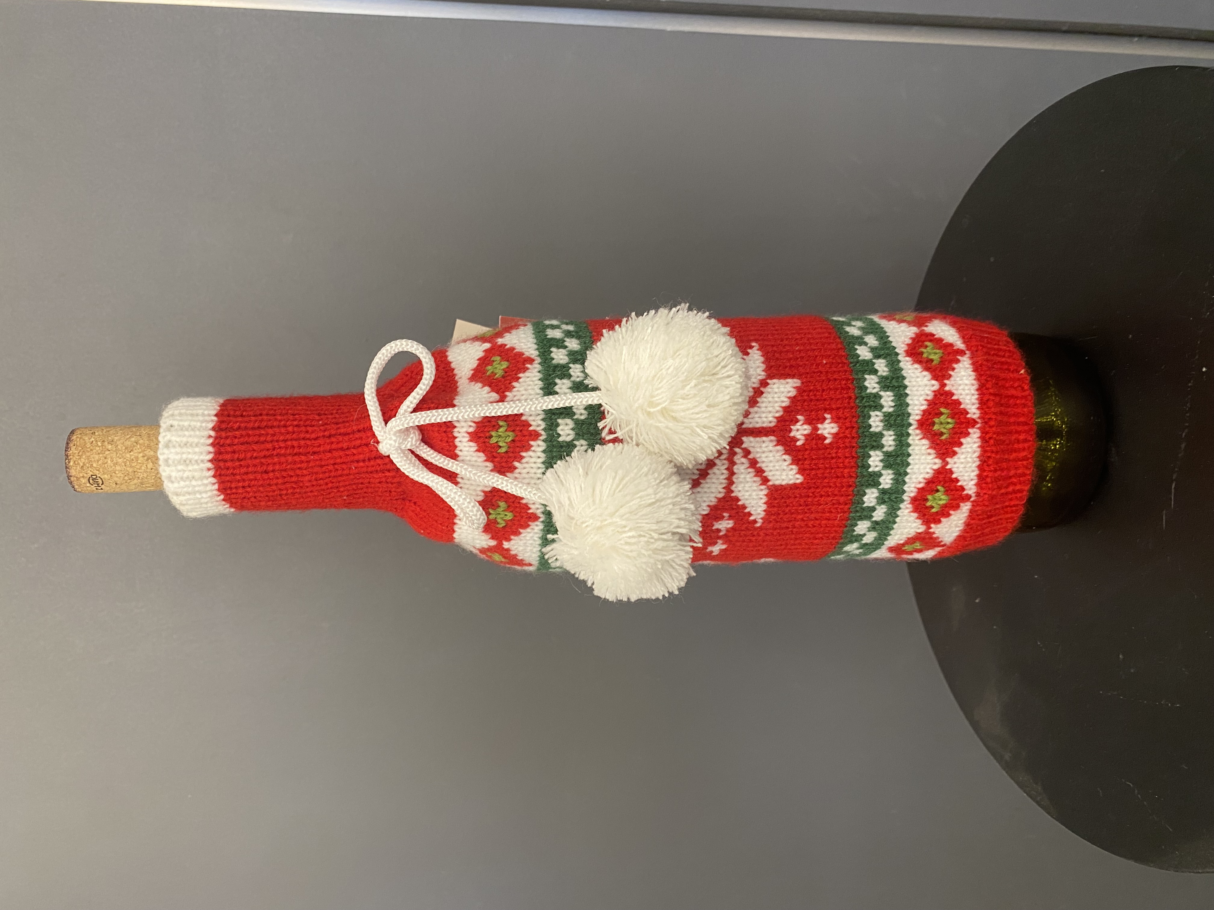 508 MEL246S
Knitted Wine Bottle Cover 
Regular $7.99
Blowout $3.99 no tax 