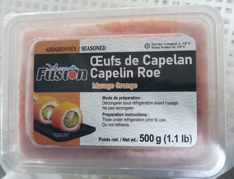 500g Capelin roes (Masago)