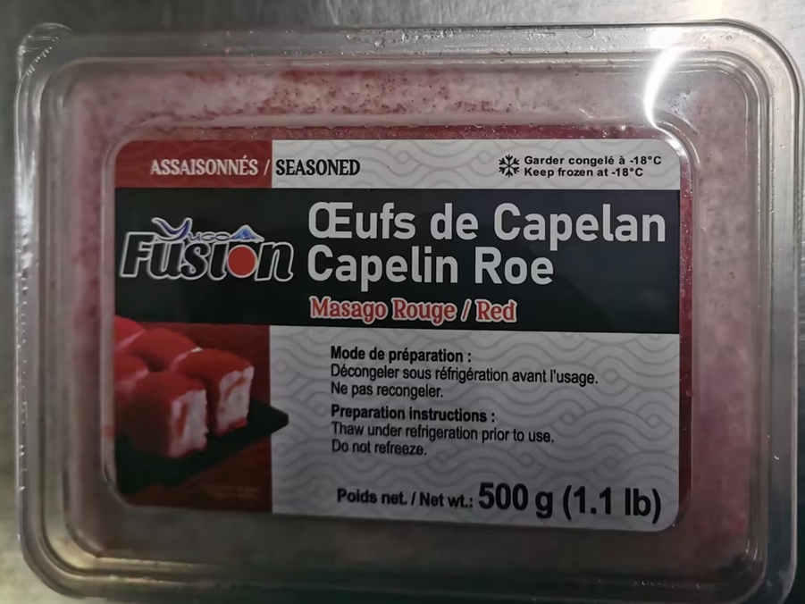 500g Capelin roes (Masago)